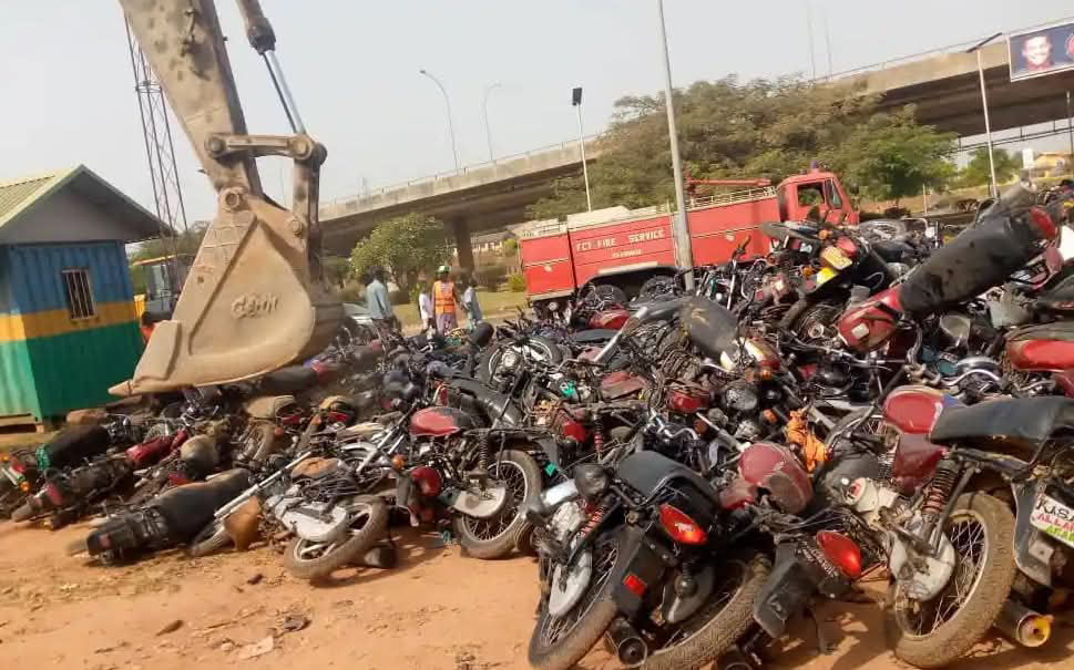 Ministerial taskforce impounds 280 vehicles, motorcycles for aiding crime in FCT