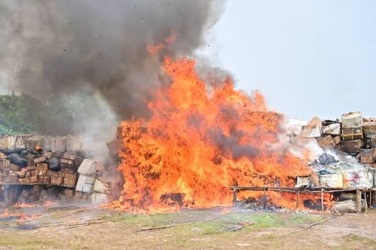  Lagos Witnesses Destruction of N301bn Illicit Drugs