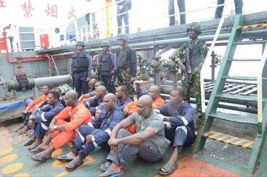 Nigerian Navy Intercepts Vessel Over Oil Theft Akwa Ibom